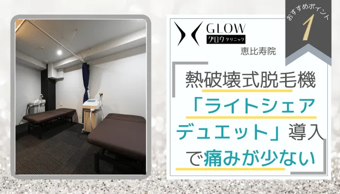 グロウクリニック恵比寿おすすめポイント1