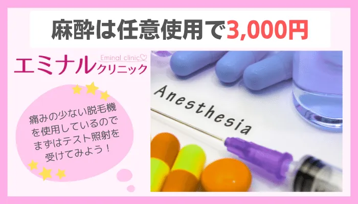 エミナルクリニック麻酔