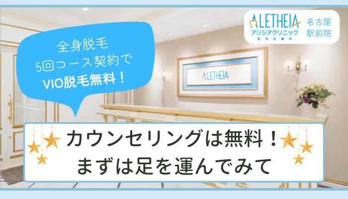 アリシアクリニック名古屋駅前まとめ