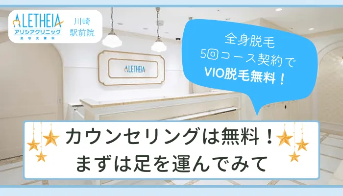 アリシアクリニック川崎駅前まとめ