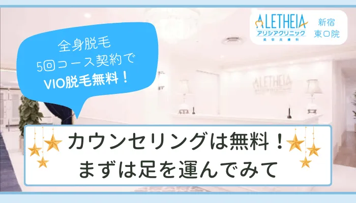 アリシアクリニック新宿東口まとめ