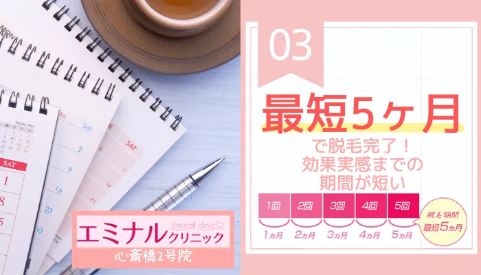 エミナルクリニック心斎橋2号おすすめポイント3