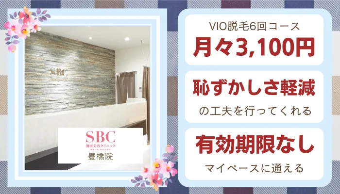 湘南美容クリニック豊橋比較VIO