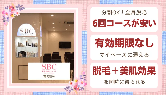 湘南美容クリニック豊橋比較全身