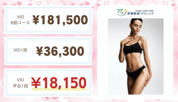 豊橋駅前クリニック比較おすすめプランVIO