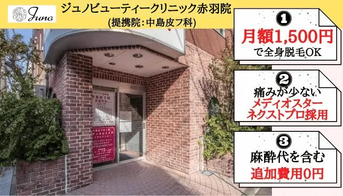 ジュノビューティークリニック赤羽比較