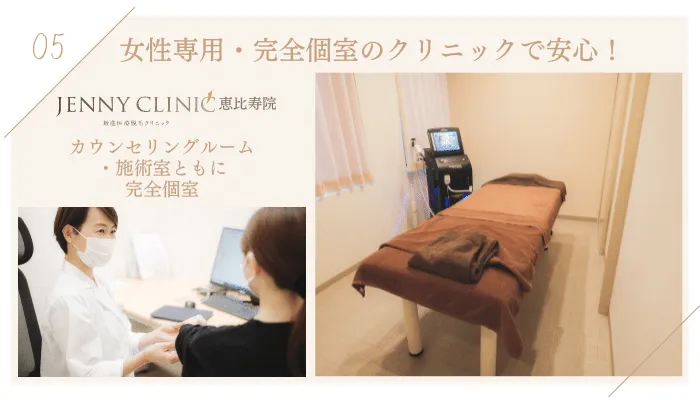 ジェニークリニック恵比寿院理由5