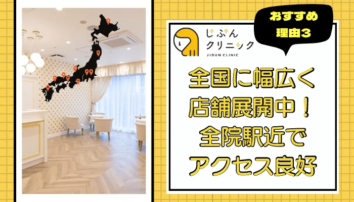 じぶんクリニックおすすめポイント3