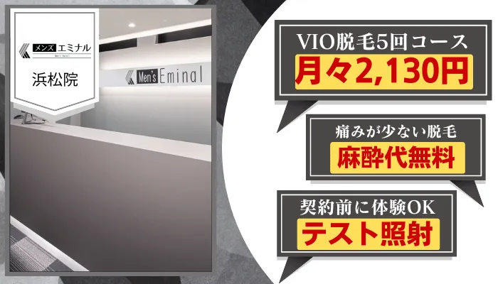 メンズエミナル浜松比較VIO