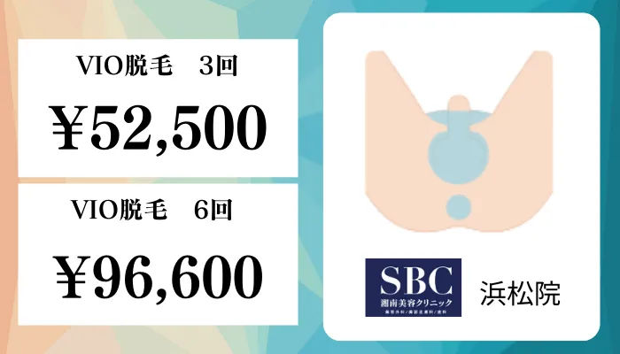 湘南美容クリニック浜松比較料金VIO