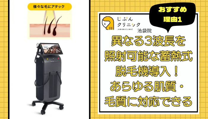 じぶんクリニック池袋おすすめ理由1