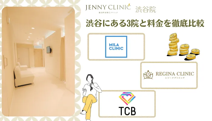 ジェニークリニック渋谷料金比較