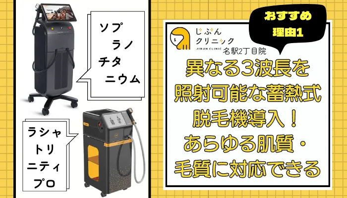 じぶんクリニック名駅2丁目おすすめ理由1