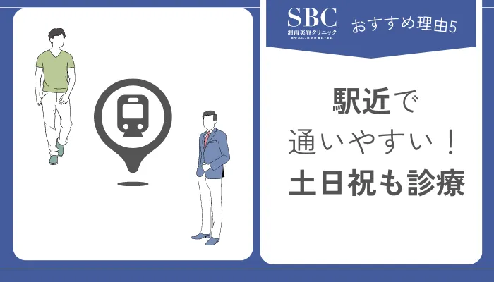 湘南美容クリニックメンズおすすめ理由5