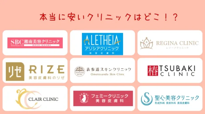 クリニック料金比較