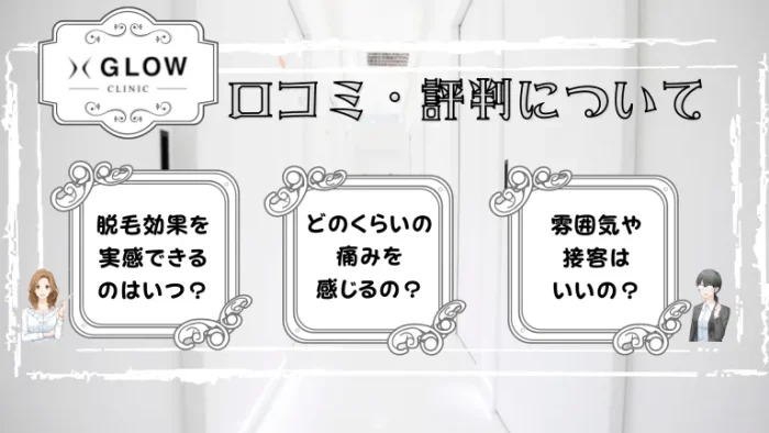 GLOWクリニックの口コミ評判