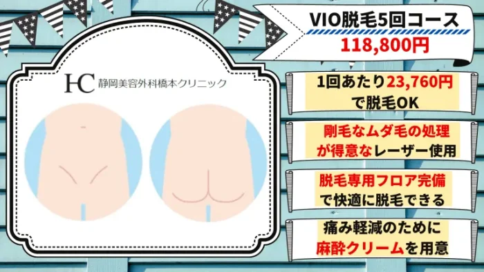 静岡美容外科橋本クリニックVIO脱毛