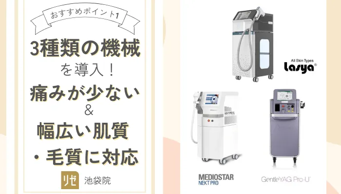 リゼクリニック池袋おすすめポイント1