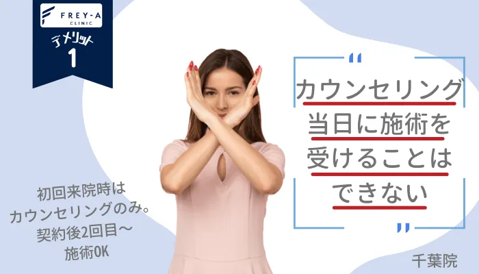 フレイアクリニック千葉デメリット1